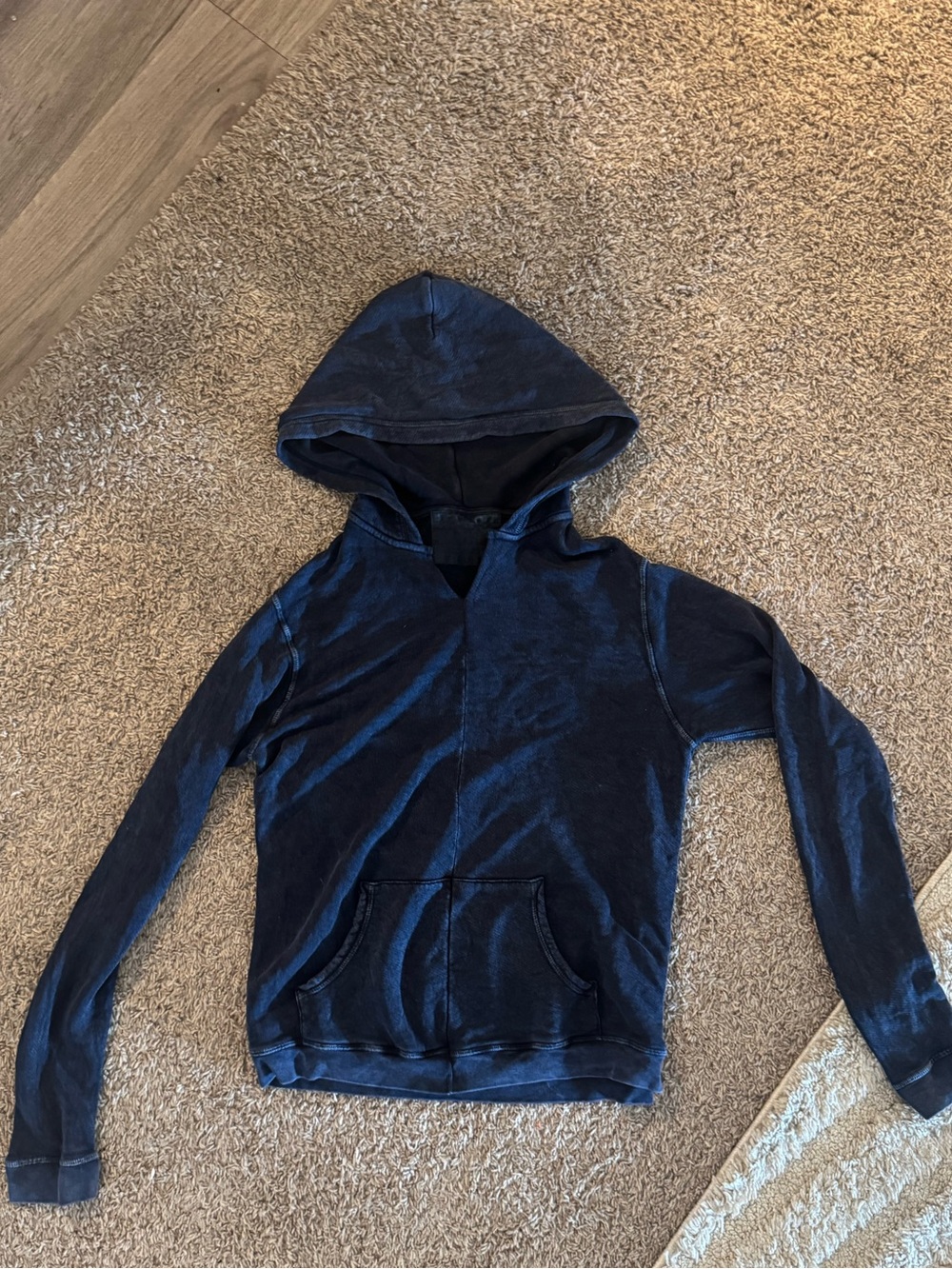FreeCity Life Nature Love Super soft Navy Hooded Sweatshirt